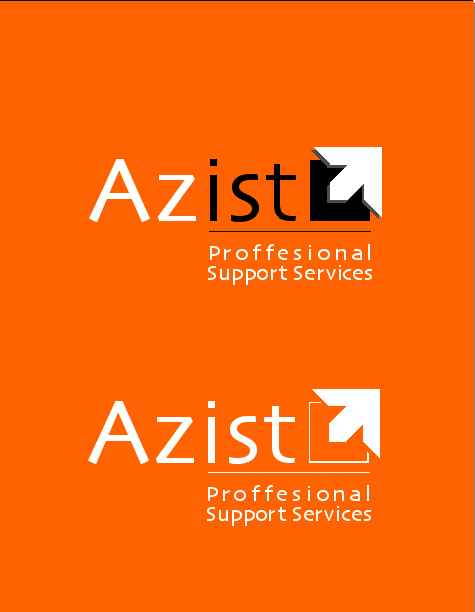 Logo fondo naranja
