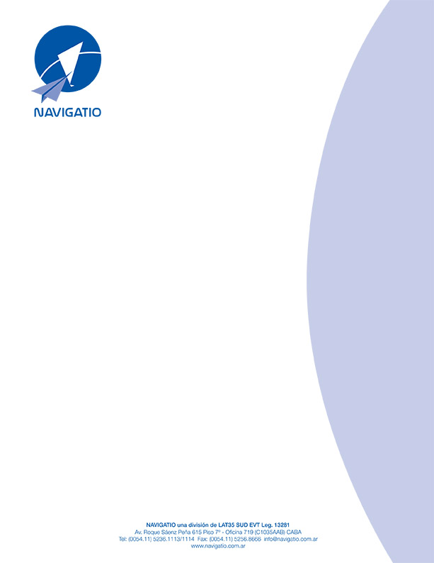 Papel carta latitude curvas